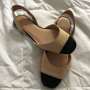 Zara Slingback Flats